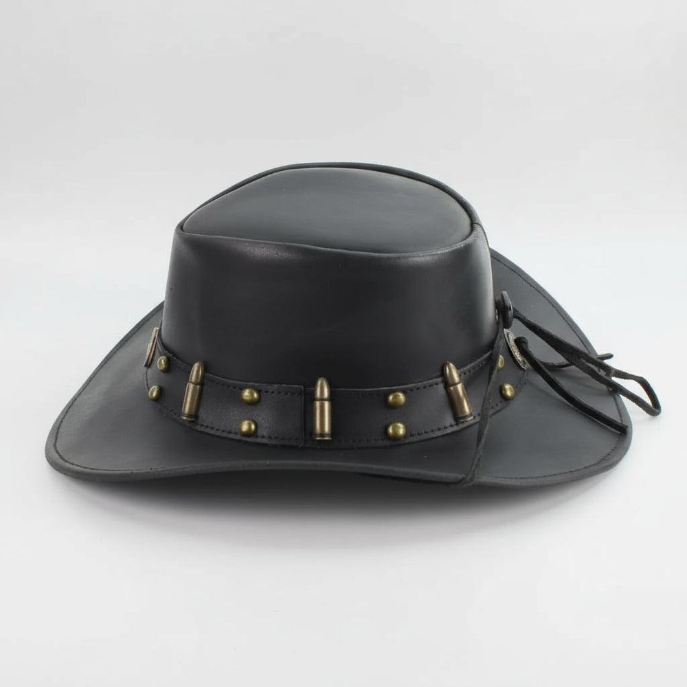 Shapeable Cowboy Hat with 12 Gauge Bullet Slice & Embellishments EX-STOCK Canada