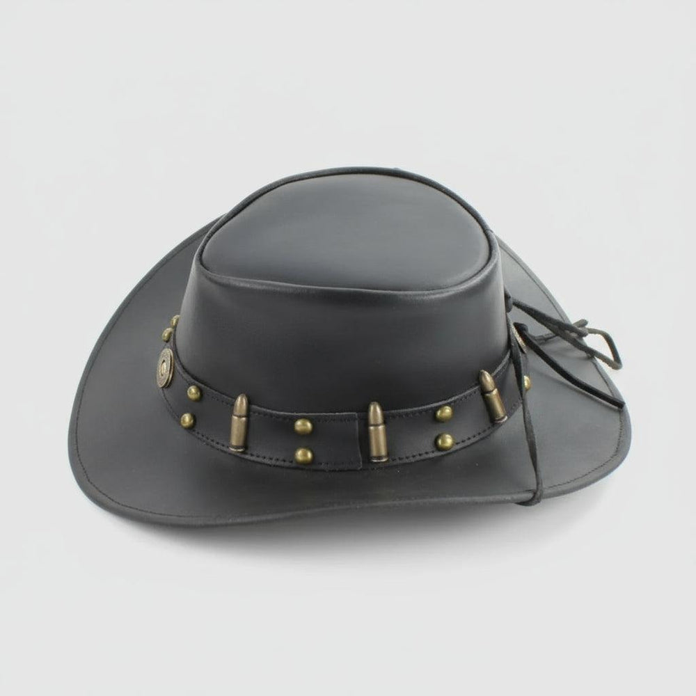 Shapeable Cowboy Hat with 12 Gauge Bullet Slice & Embellishments EX-STOCK Canada