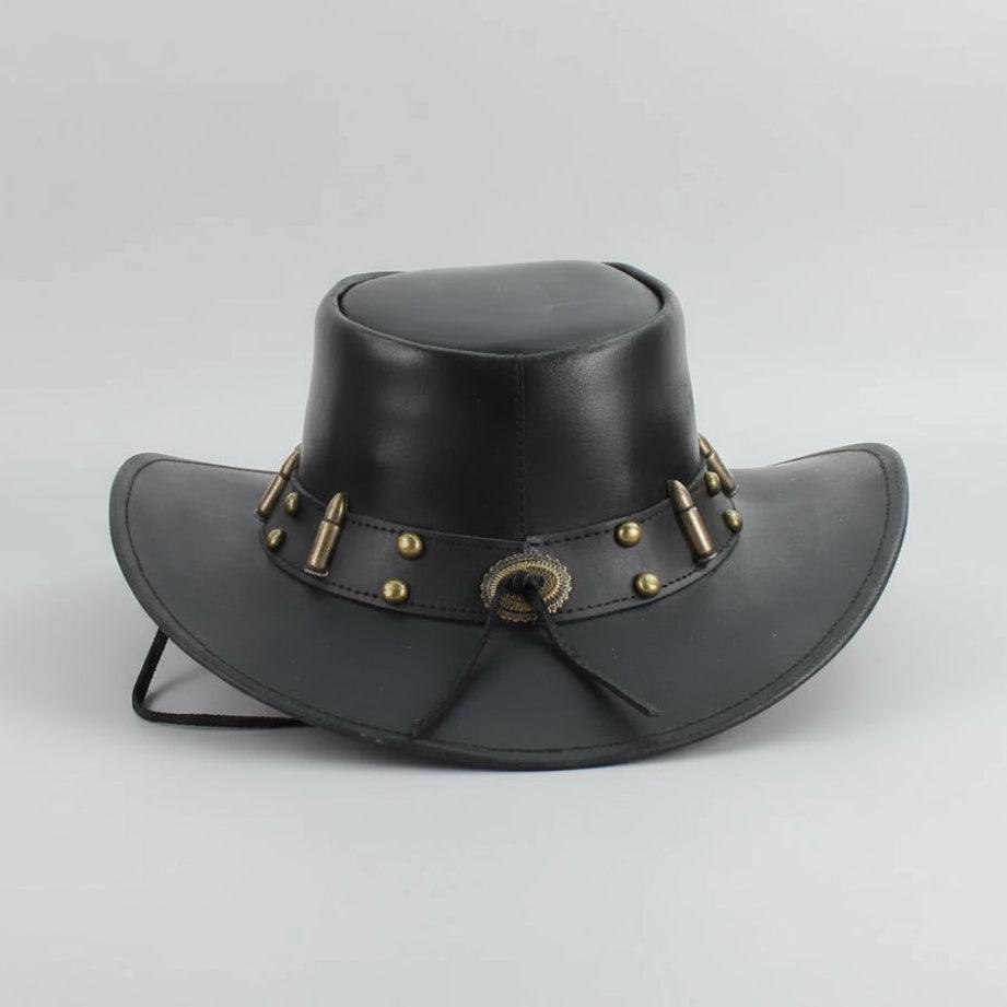 Shapeable Cowboy Hat with 12 Gauge Bullet Slice & Embellishments EX-STOCK Canada