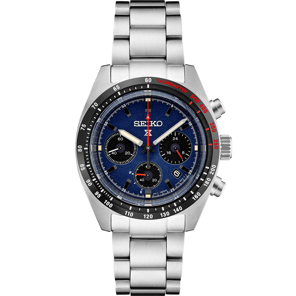 SEIKO Prospex Speedtimer Chronographe Solaire Bleu 39mm | SSC815