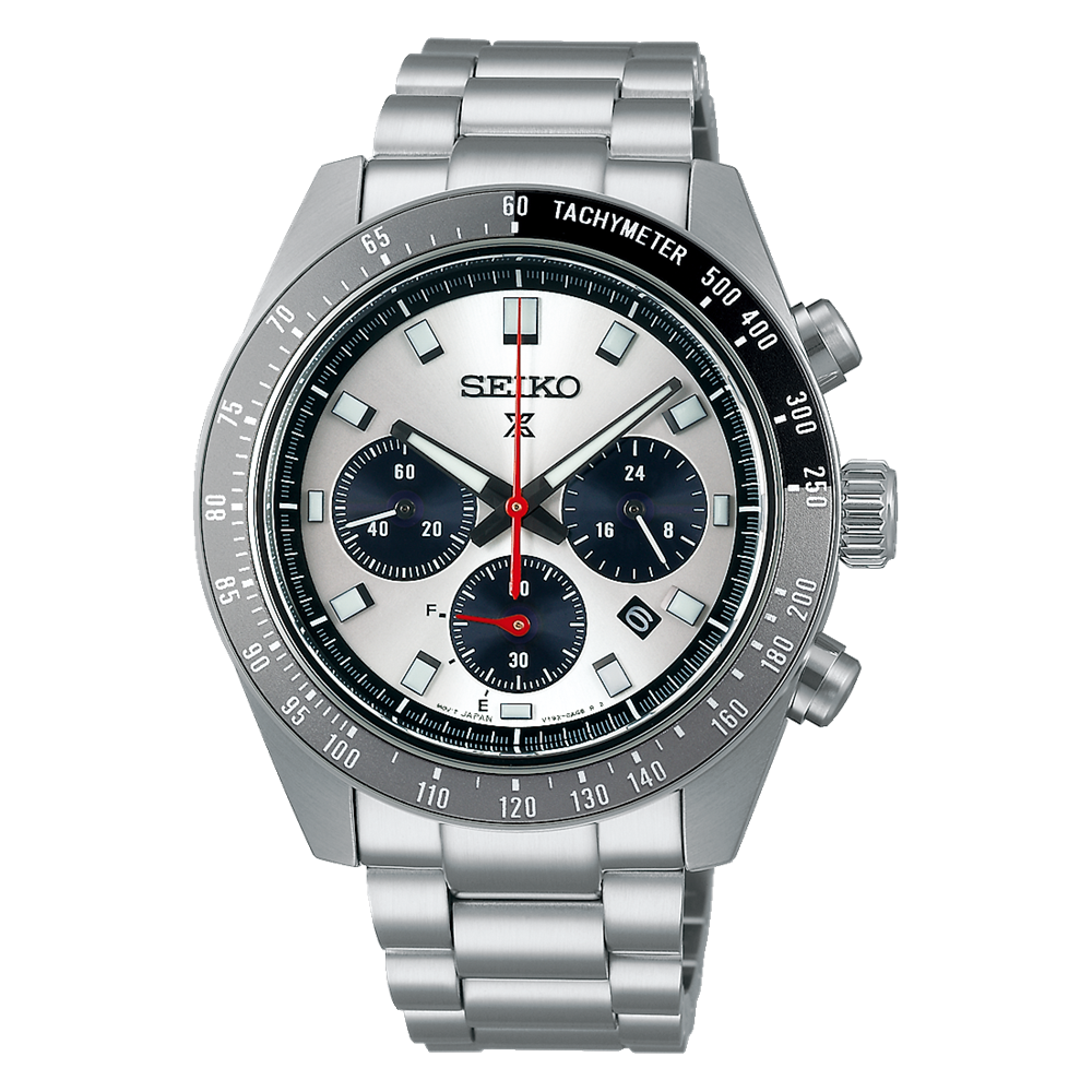 Chronographe solaire SEIKO Prospex Speedtimer argent 41 mm | SSC911