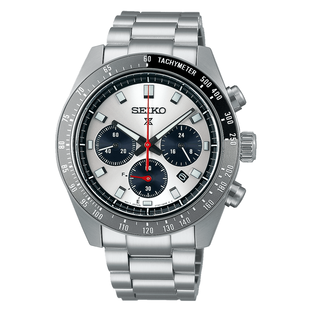 SEIKO Prospex Speedtimer Chronographe Solaire Argent 41mm | SSC911
