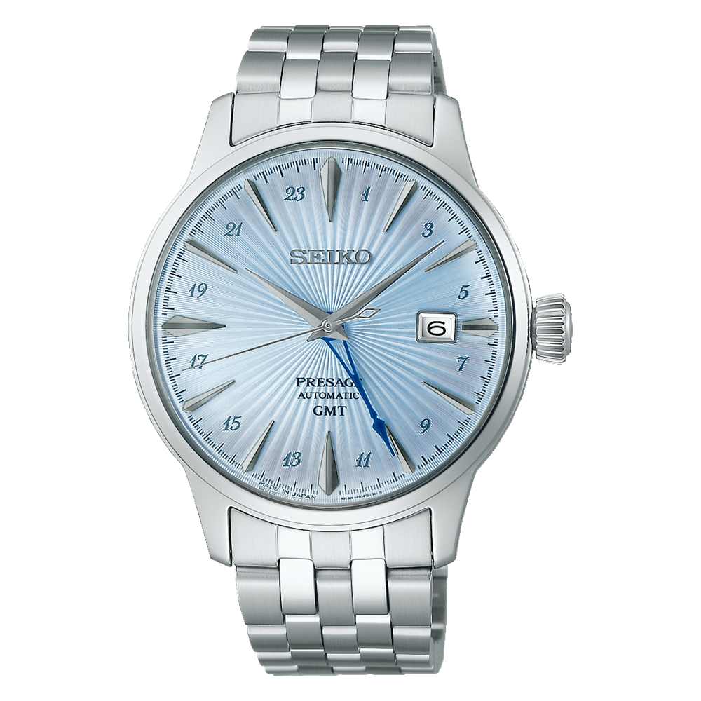 SEIKO Presage Cocktail Time GMT Cadran Bleu | SSK037