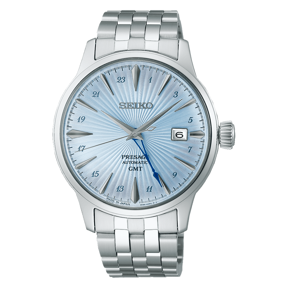SEIKO Presage Cocktail Time GMT Cadran Bleu | SSK037