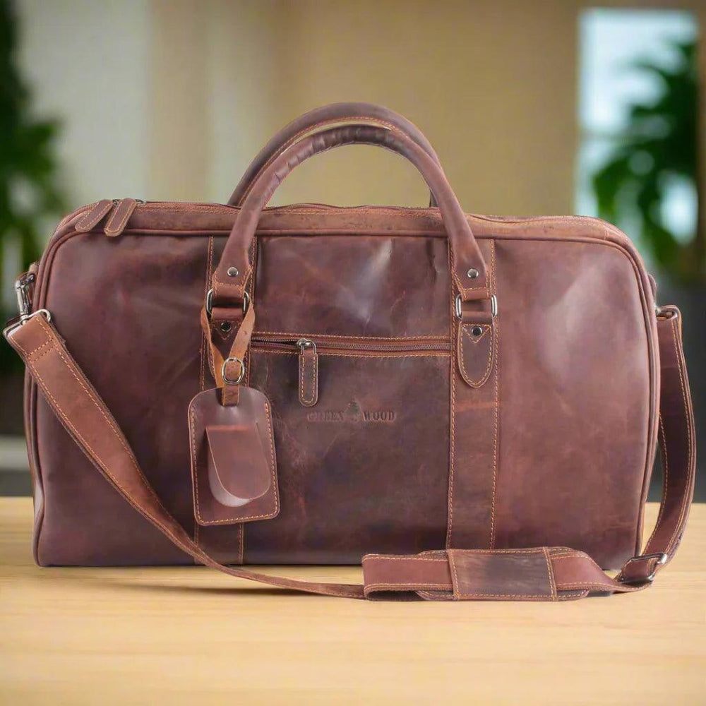 Greenwood Leather Weekend Travel Bag EX-STOCK Canada