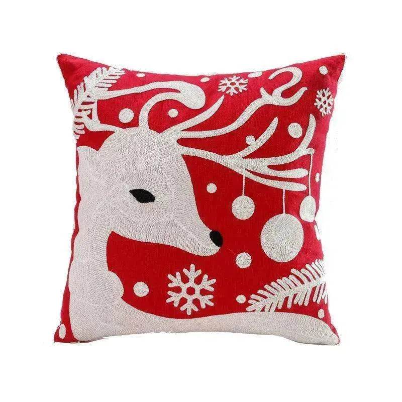 Santa Claus Tree Snowman Sofa Cushion Cover Pillow Case - EX-STOCK Canada