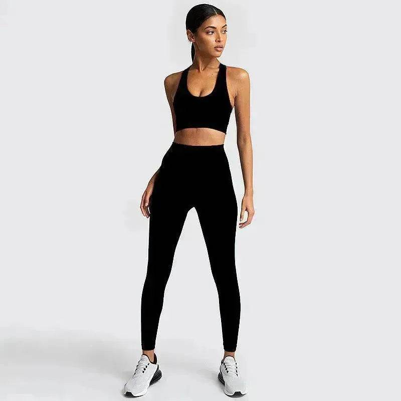 Seamless Gym Set Nylon Woman Sportswear - EX-STOCK Canada