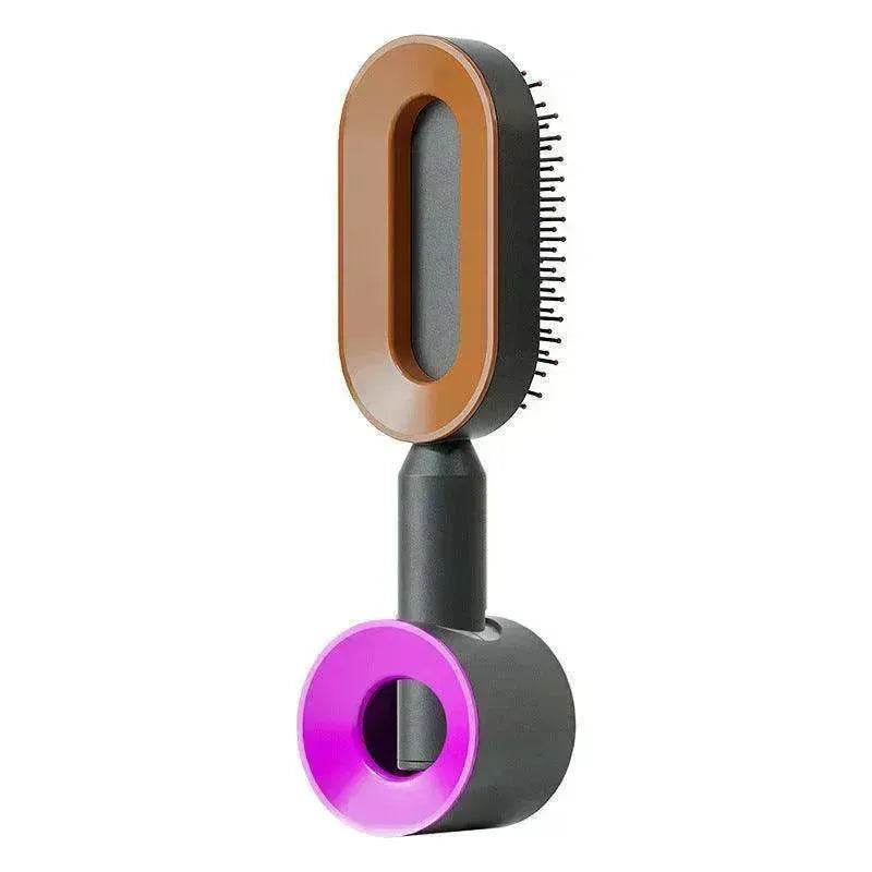 Self Cleaning Hair Brush For Women key Massage Scalp - EX-STOCK Canada