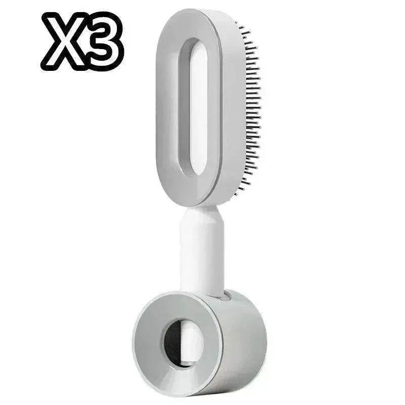 Self Cleaning Hair Brush For Women key Massage Scalp - EX-STOCK Canada