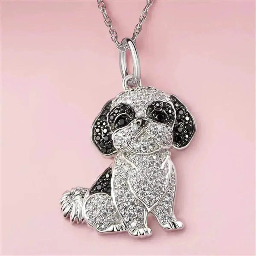 Shih Tzu Pendant Zinc Alloy Die Casting Puppy Necklace - EX-STOCK Canada