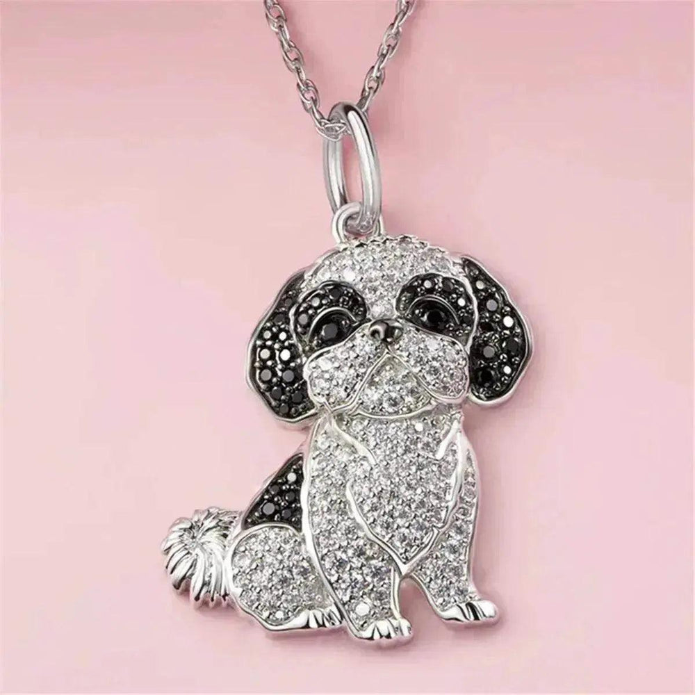 Collier Chiot Shih Tzu en Alliage de Zinc moulé sous pression - EX-STOCK Canada