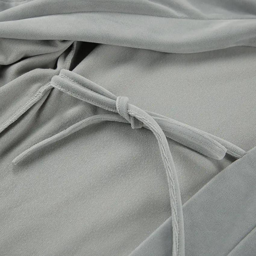Short-sleeved Shorts Outerwear Gown Three-piece Pajamas For Women - EX-STOCK Canada