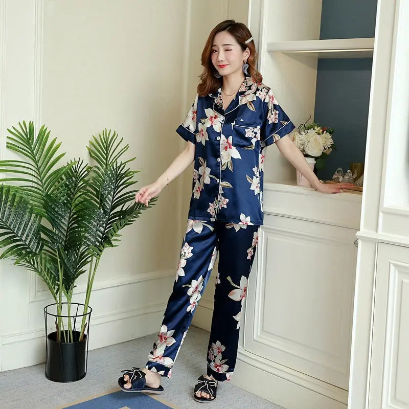 Short-sleeved Trousers Homewear Pajamas For Women - EX-STOCK Canada