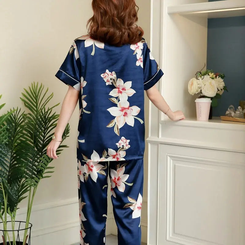 Short-sleeved Trousers Homewear Pajamas For Women - EX-STOCK Canada