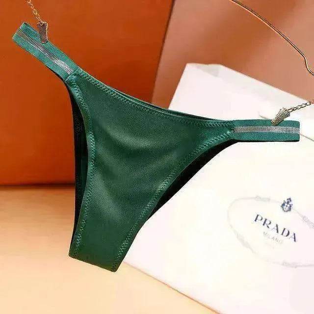 Silky Low-rise Bikini Thong: Soft & Charming! - EX-STOCK Canada