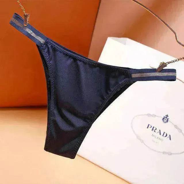 Silky Low-rise Bikini Thong: Soft & Charming! - EX-STOCK Canada