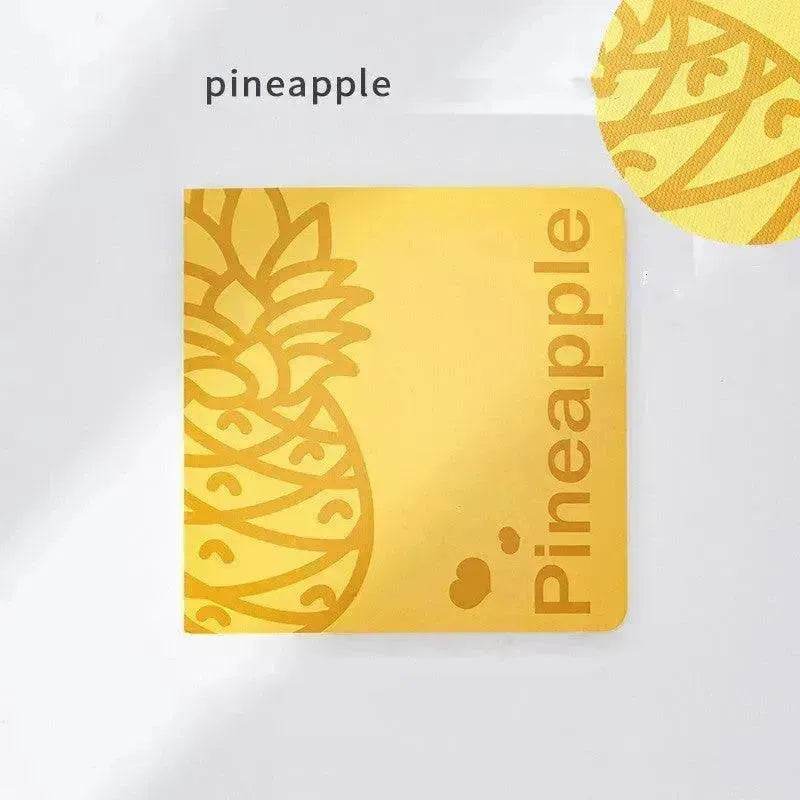 Carnet de Notes Carré aux Fruits Simples pour Étudiantes - EX-STOCK Canada