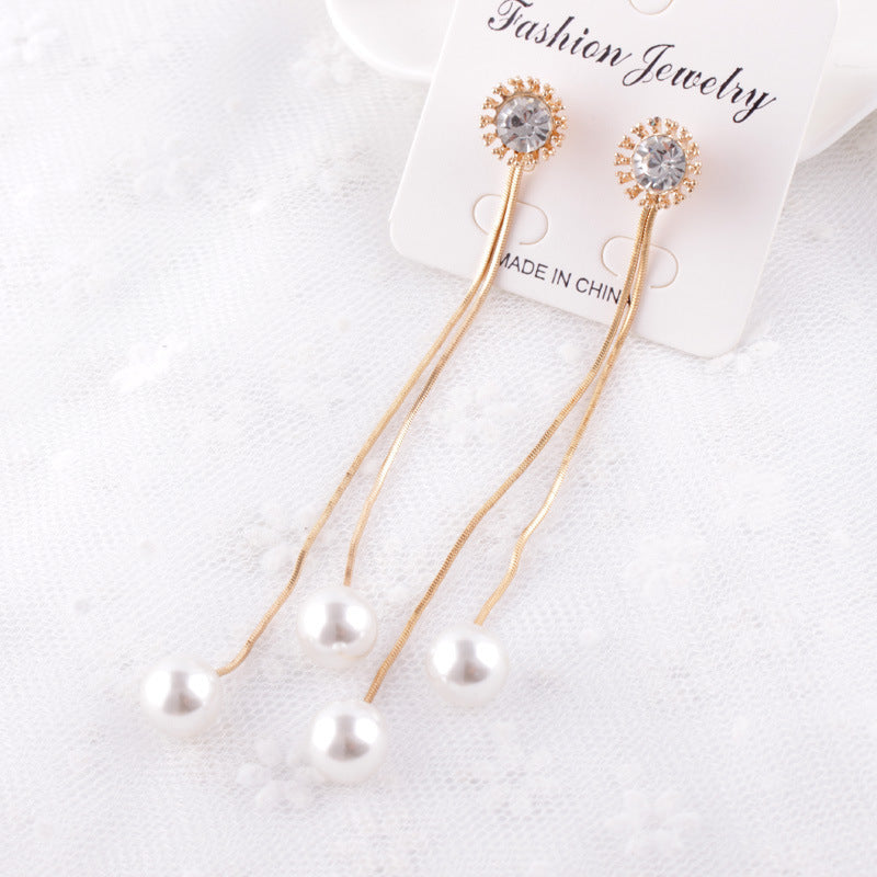 Simulated Pearl Drop Earrings EX-STOCK Canada