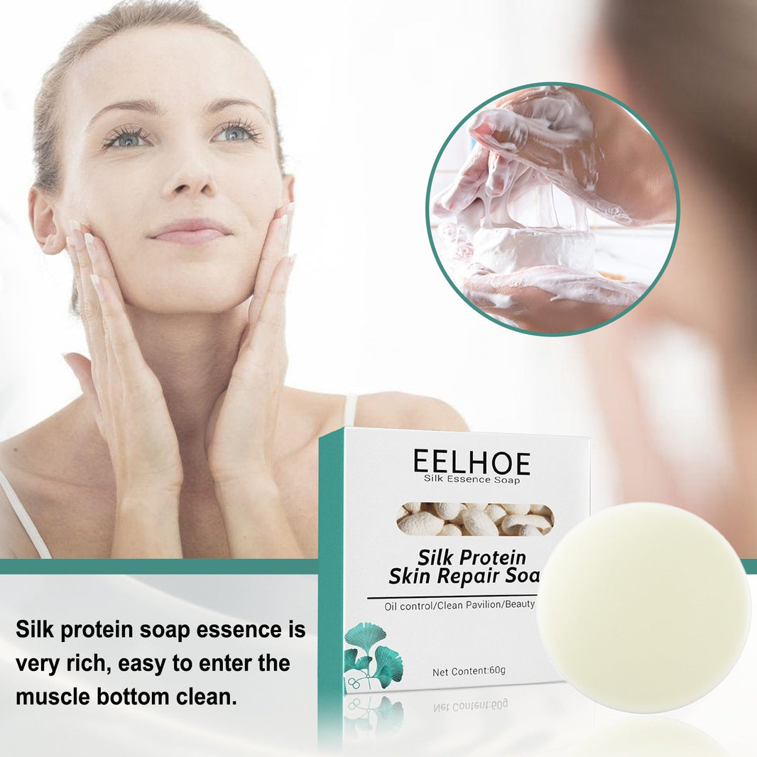 Skin Repair & Cleansing Silk Protein Mask Soap EX-STOCK Canada