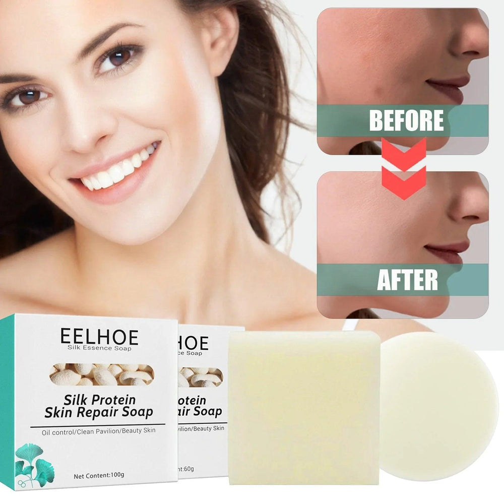 Skin Repair & Cleansing Silk Protein Mask Soap EX-STOCK Canada