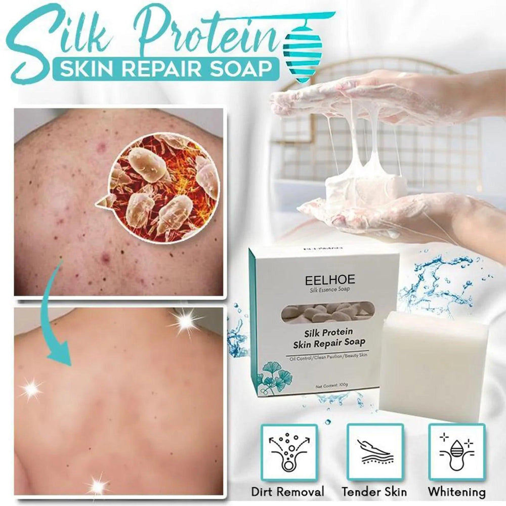 Skin Repair & Cleansing Silk Protein Mask Soap EX-STOCK Canada
