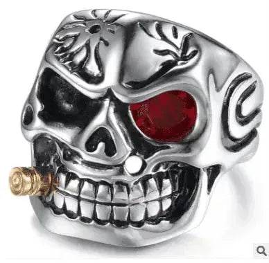 Skull Steel Ring Personalized Punk Men's Ring Jewelry - EX-STOCK Canada