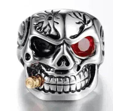 Skull Steel Ring Personalized Punk Men's Ring Jewelry - EX-STOCK Canada