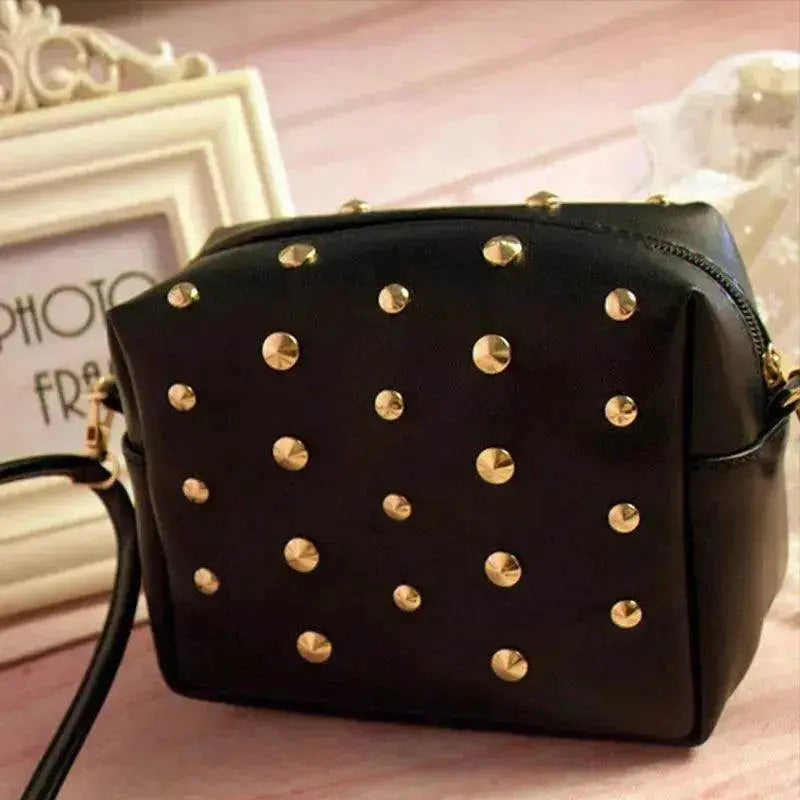 Small Bag Women New Fashion Messenger Bag Rivets - EX-STOCK Canada