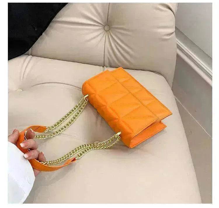 Small Square Bags Fashion Chain Crossbody Shoulder Handbag - EX-STOCK Canada