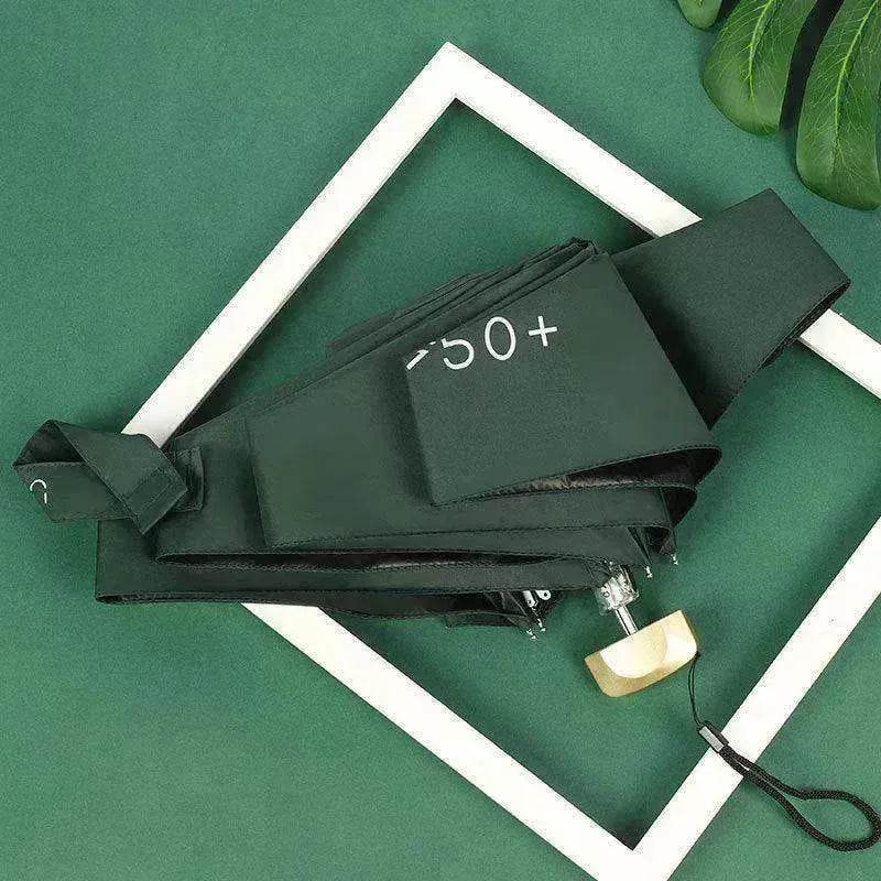 Small and Portable Umbrella Dual-use Folding Five-fold Umbrella - EX-STOCK Canada