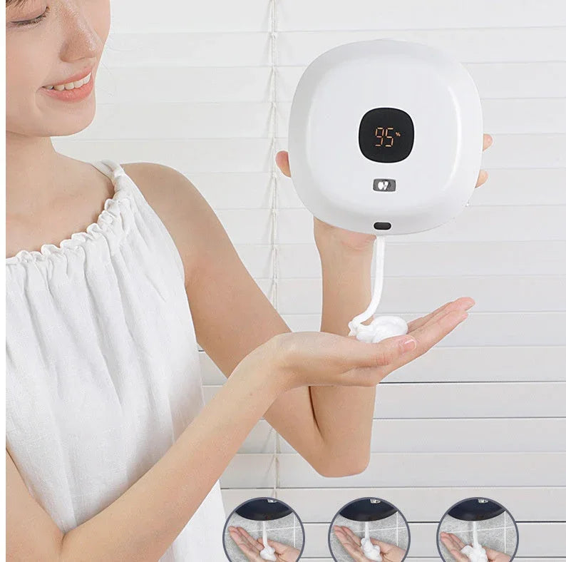 Wall-mounted Soap Dispenser Smart Sensor Wall Mounted Induction Bubble Soap Machine EX-STOCK Canada