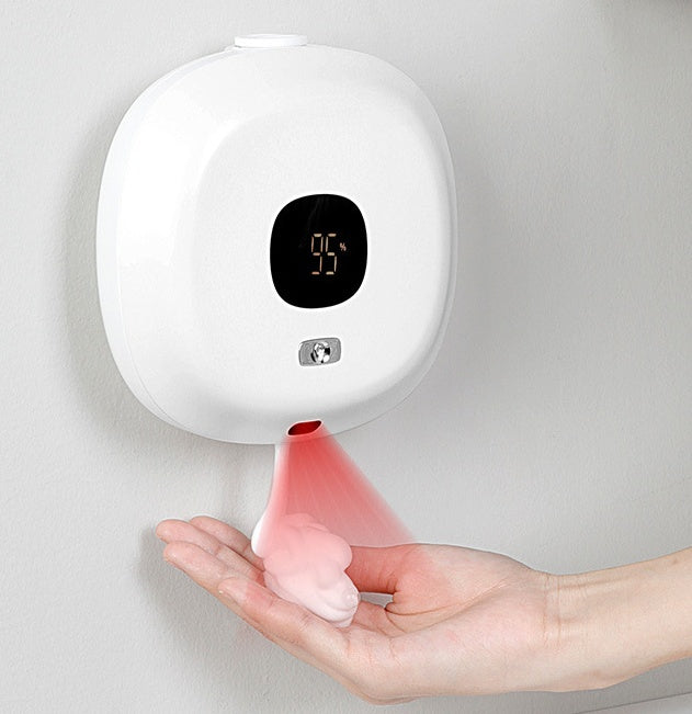 Wall-mounted Soap Dispenser Smart Sensor Wall Mounted Induction Bubble Soap Machine EX-STOCK Canada