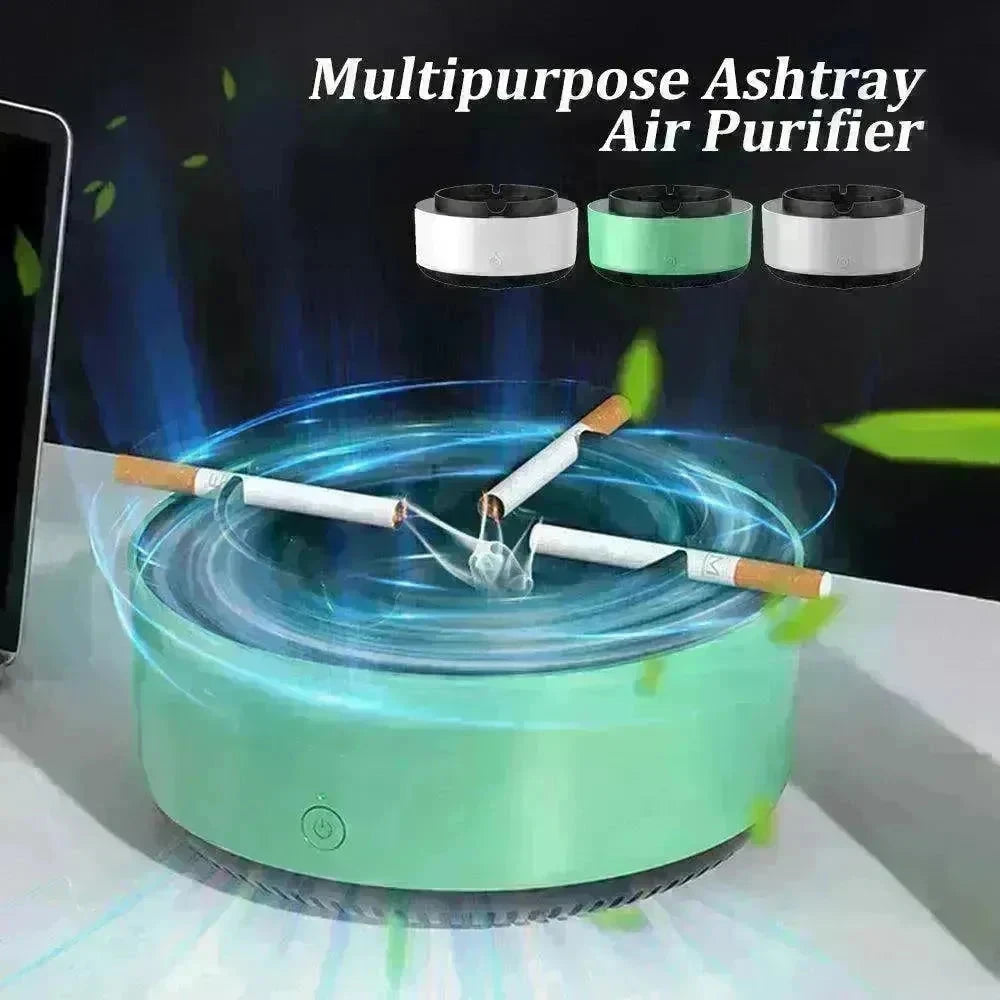 Smoke Removal Air Purification Ashtray Anion Purification Practical Automatic Purifier Ashtray Portable Gadgets For Car Ashtray - EX-STOCK CANADA