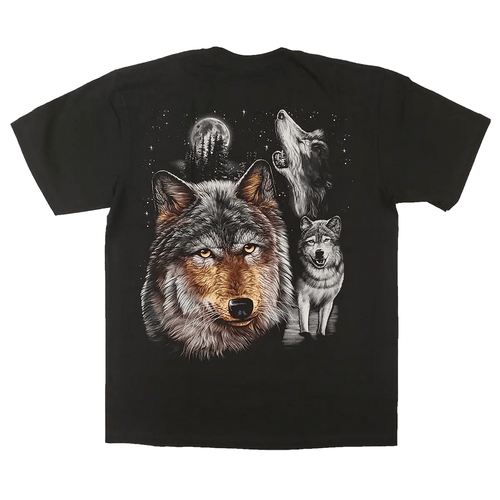 T-shirt pour hommes de la collection Sofari avec motif de loupEX-STOCK Canada
