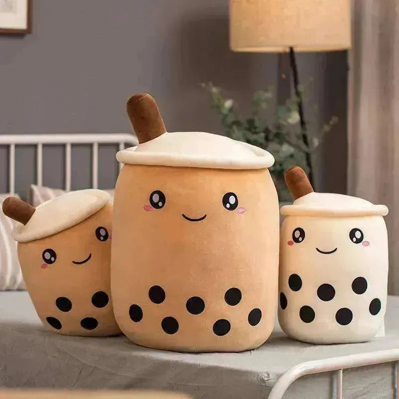 Soft Boba Milk Tea Plushie - Fruit Shape - EX-STOCK CANADA