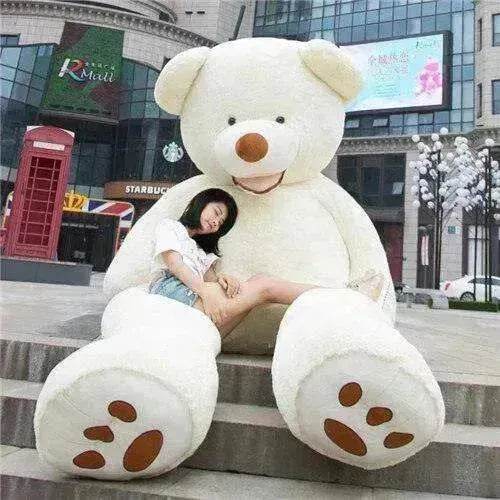 Soft Leather Shell Giant Teddy Bear Plush Toy - EX-STOCK Canada