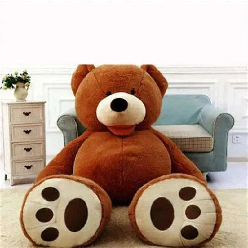 Peluche Ours Géant à Coque en Cuir Doux - EX-STOCK CANADA