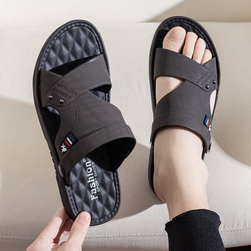 Soft Non-slip Waterproof And Hard-wearing Casual Double-use Men's Rubber Shoes EX-STOCK CANADA