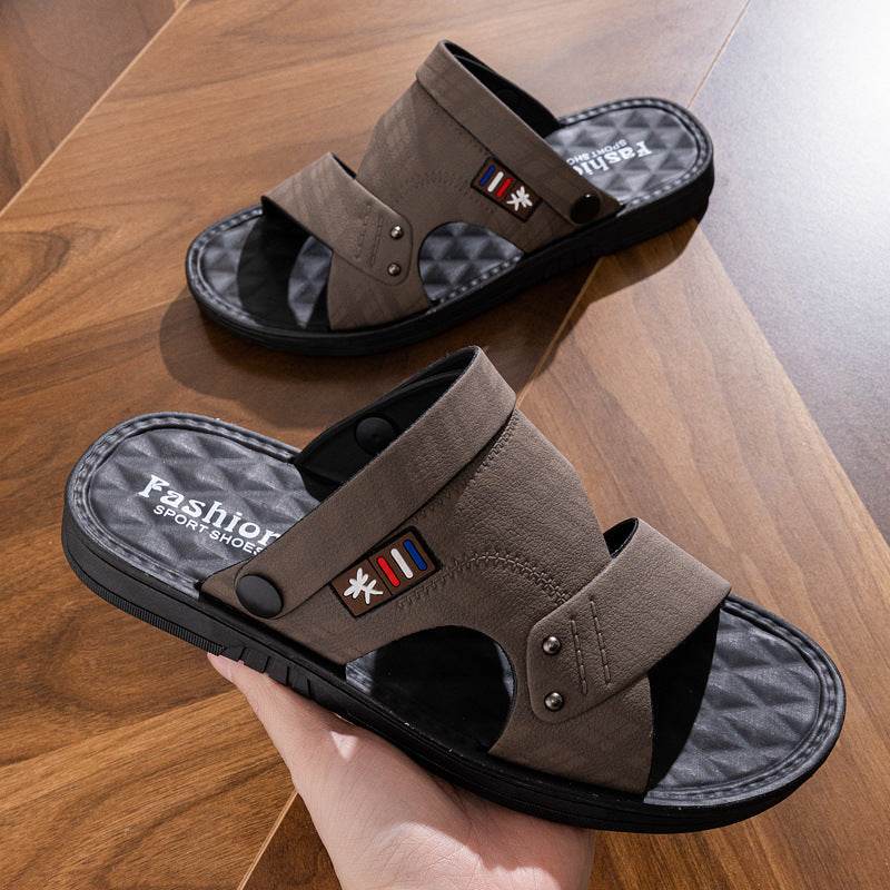 Soft Non-slip Waterproof And Hard-wearing Casual Double-use Men's Rubber Shoes EX-STOCK CANADA