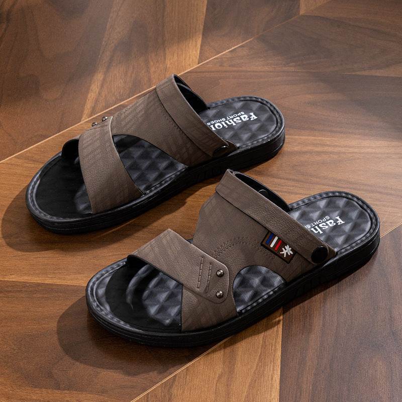 Soft Non-slip Waterproof And Hard-wearing Casual Double-use Men's Rubber Shoes EX-STOCK CANADA