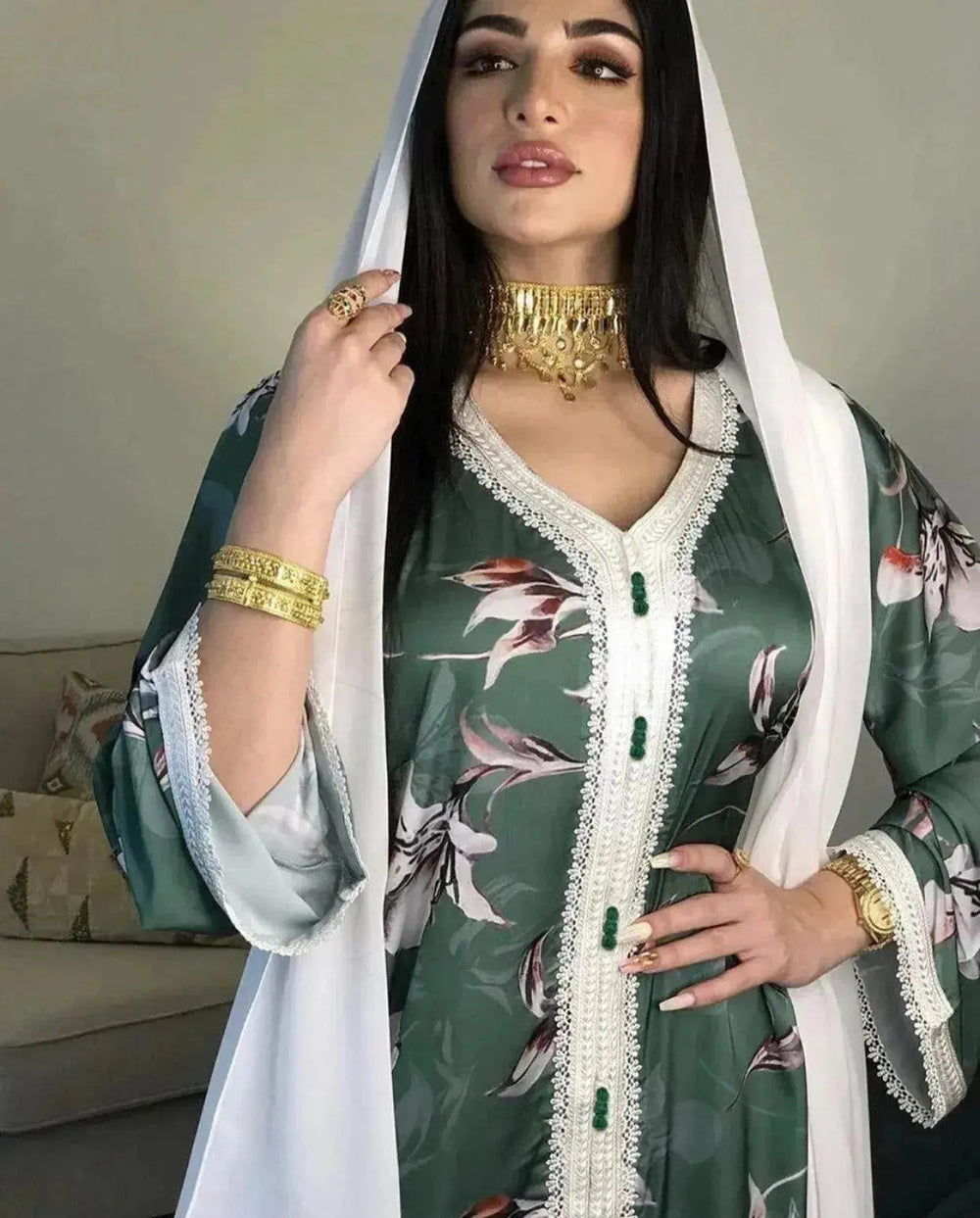 Southeast Asia Malaysia Arab Women's Clothing Dress - EX-STOCK Canada