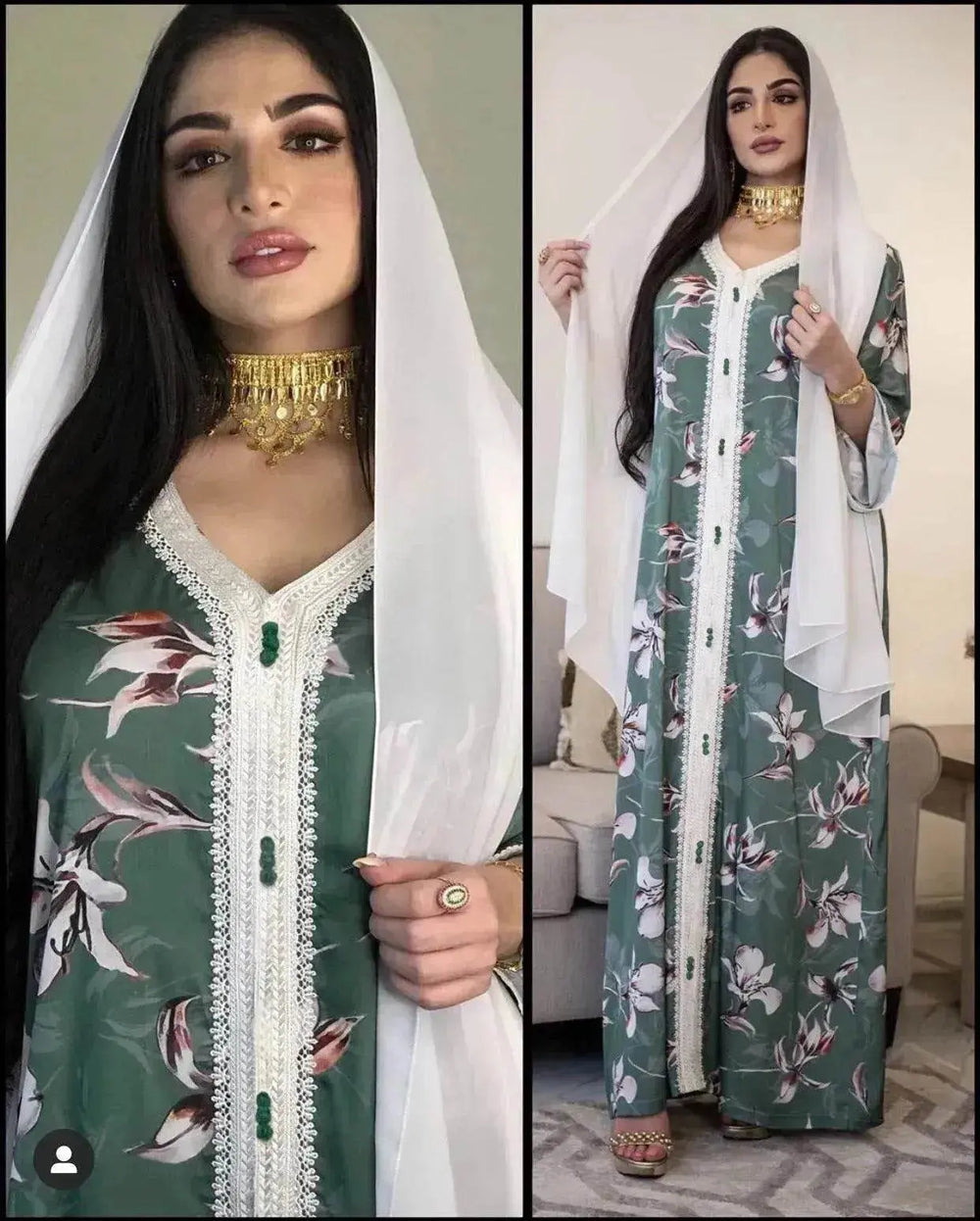 Southeast Asia Malaysia Arab Women's Clothing Dress - EX-STOCK Canada