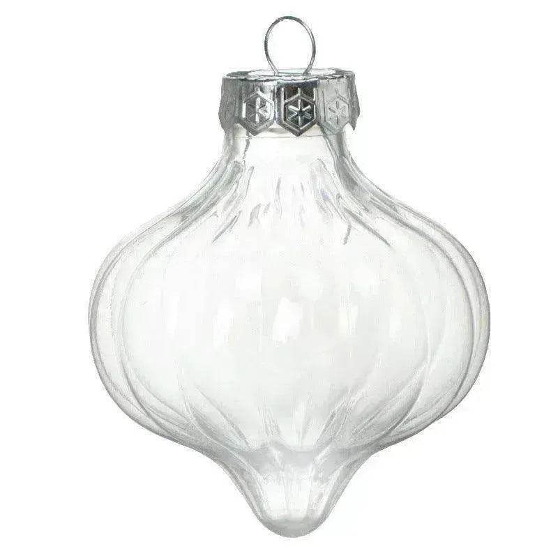 Special shaped Transparent Christmas Plastic Ball Bulb Modeling Props - EX-STOCK Canada