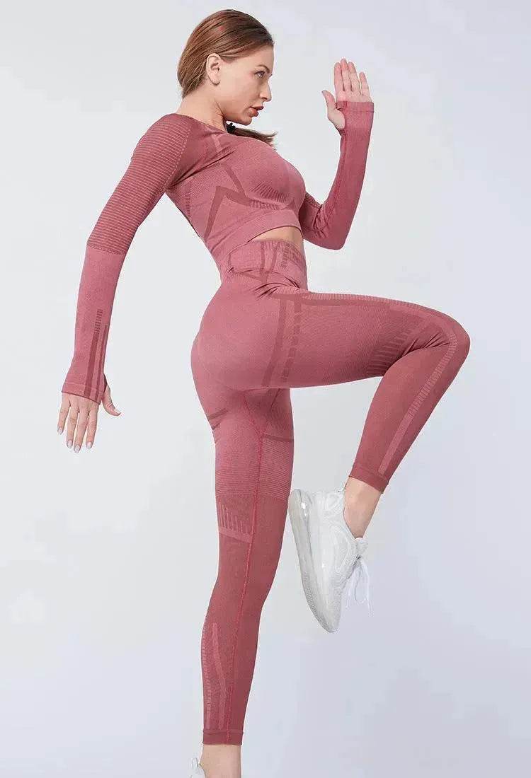 Pantalons de sport de yoga de gym taille haute - EX-STOCK Canada