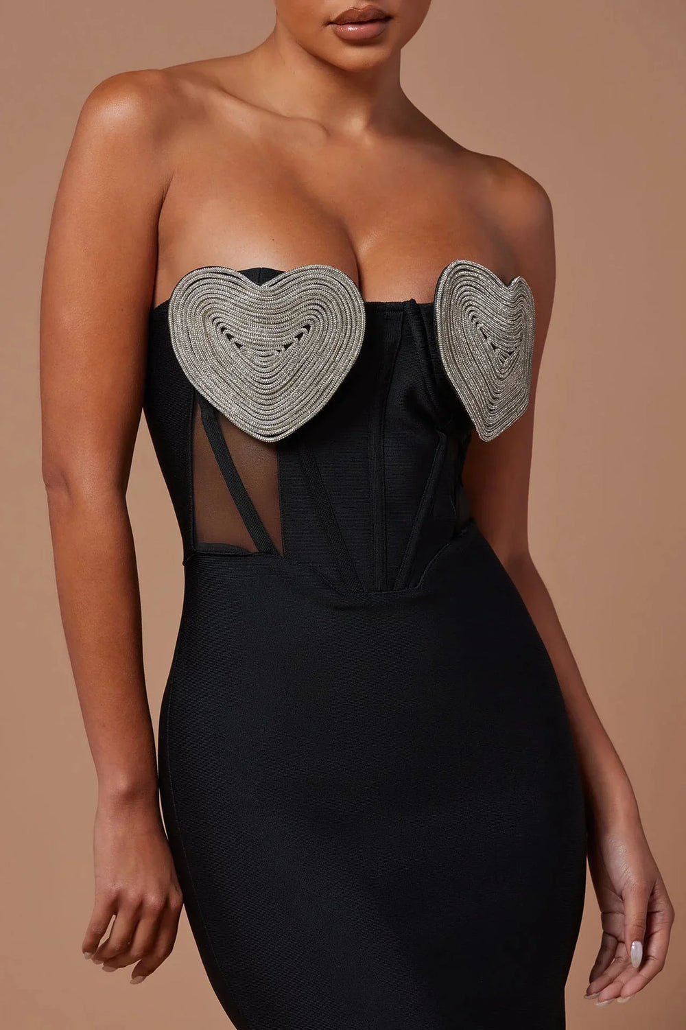 Spring And Summer New Sexy Peach Chest Diamond Backless Hip Bandage Dress Party Dress EX-STOCK Canada