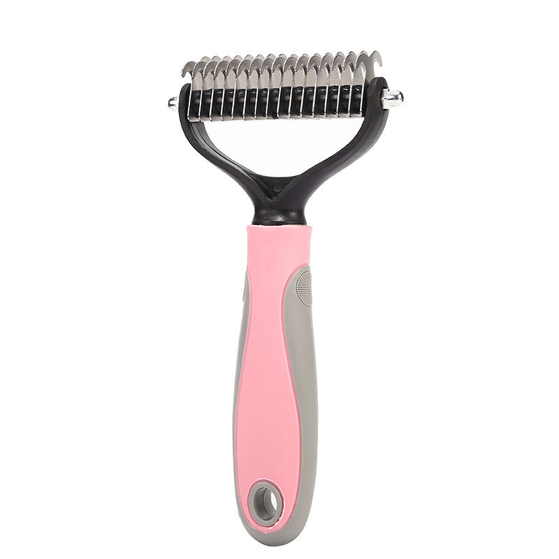 Stainless Double-sided Pet Brush Hair Removal Comb Grooming Dematting Dog Grooming Shedding Tools EX-STOCK Canada