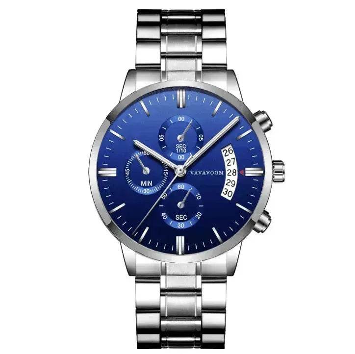 Stainless Steel Business Waterproof Quartz Watch for Men - EX-STOCK Canada