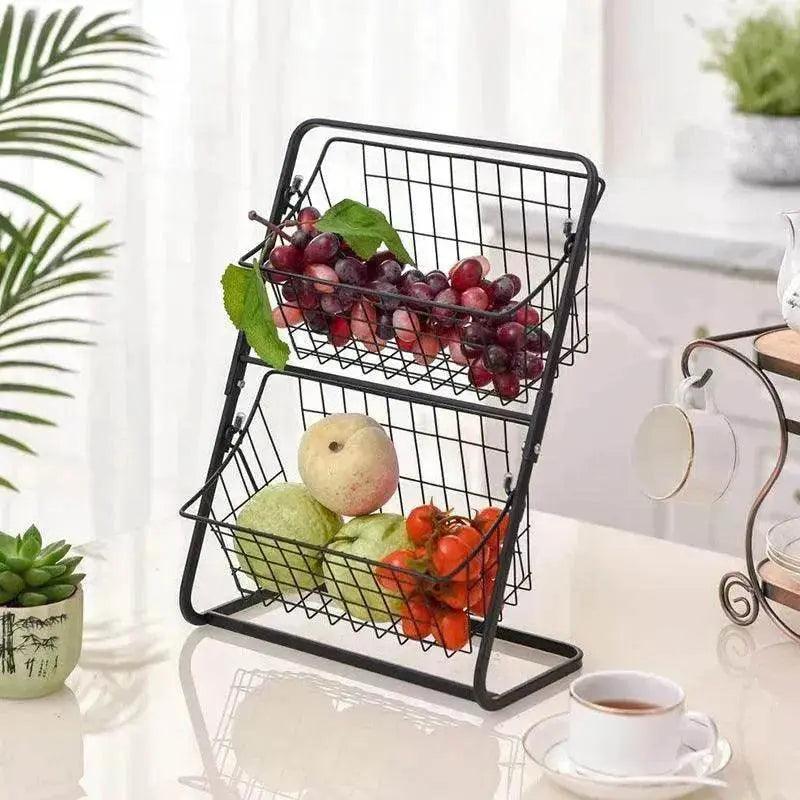 Comptoirs en acier inoxydable Étagère à épices et fruits multi-couches - EX-STOCK Canada