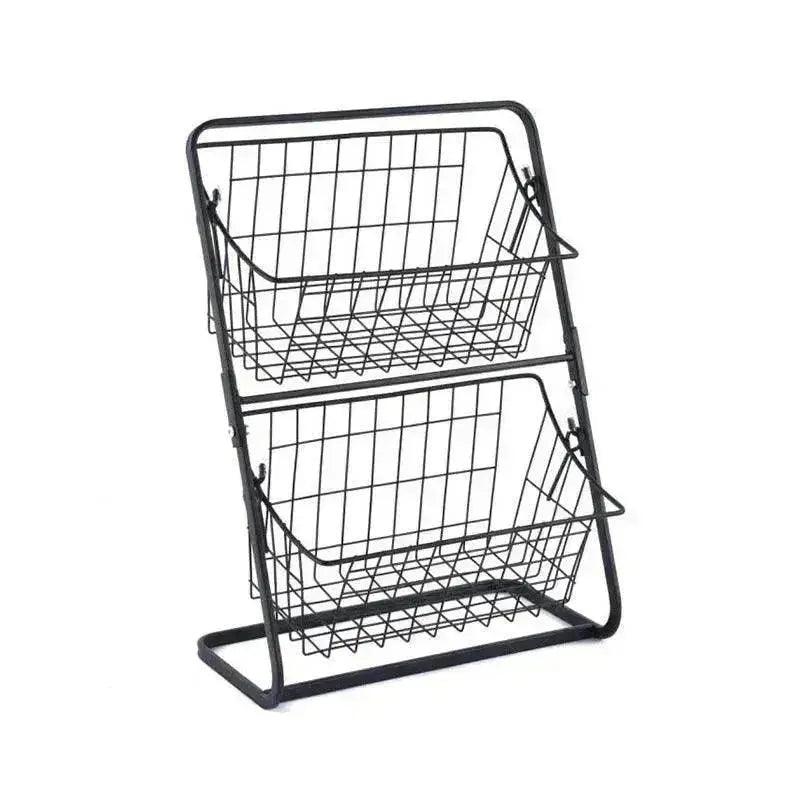 Comptoirs en acier inoxydable Étagère à épices et fruits multi-couches - EX-STOCK Canada