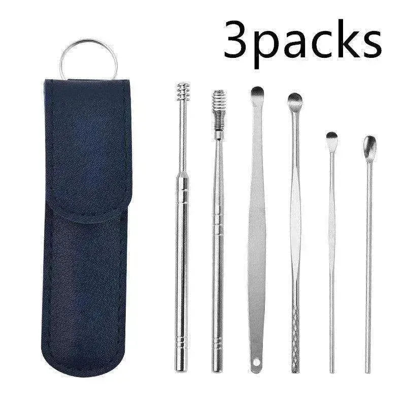 Stainless Steel Ear Pick Double-head Spiral Ear Pick - EX-STOCK CANADA